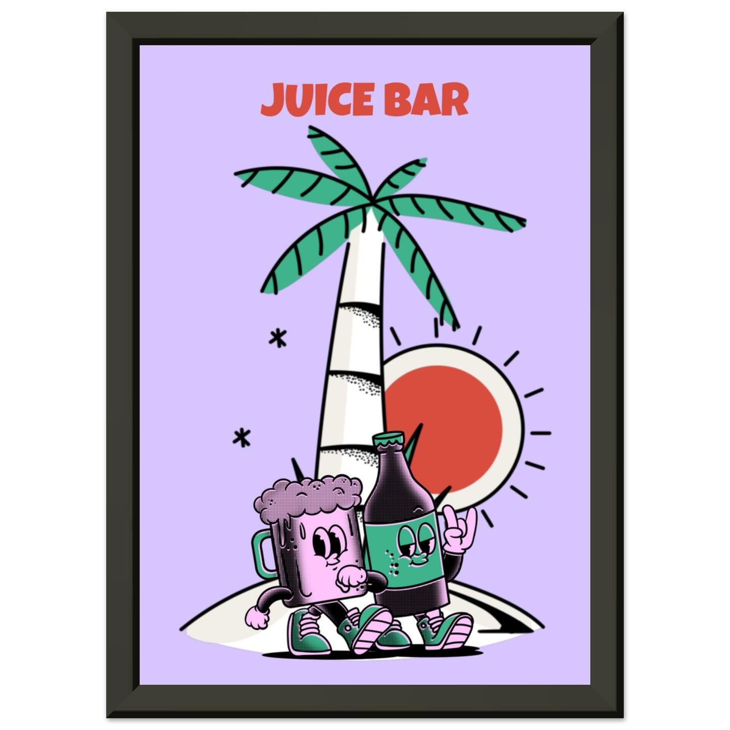 JUICE BAR Classic Matte Paper Metal Framed Poster