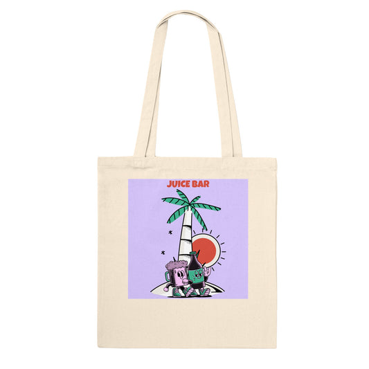 Premium Tattoo Tote Bag Juice Bar