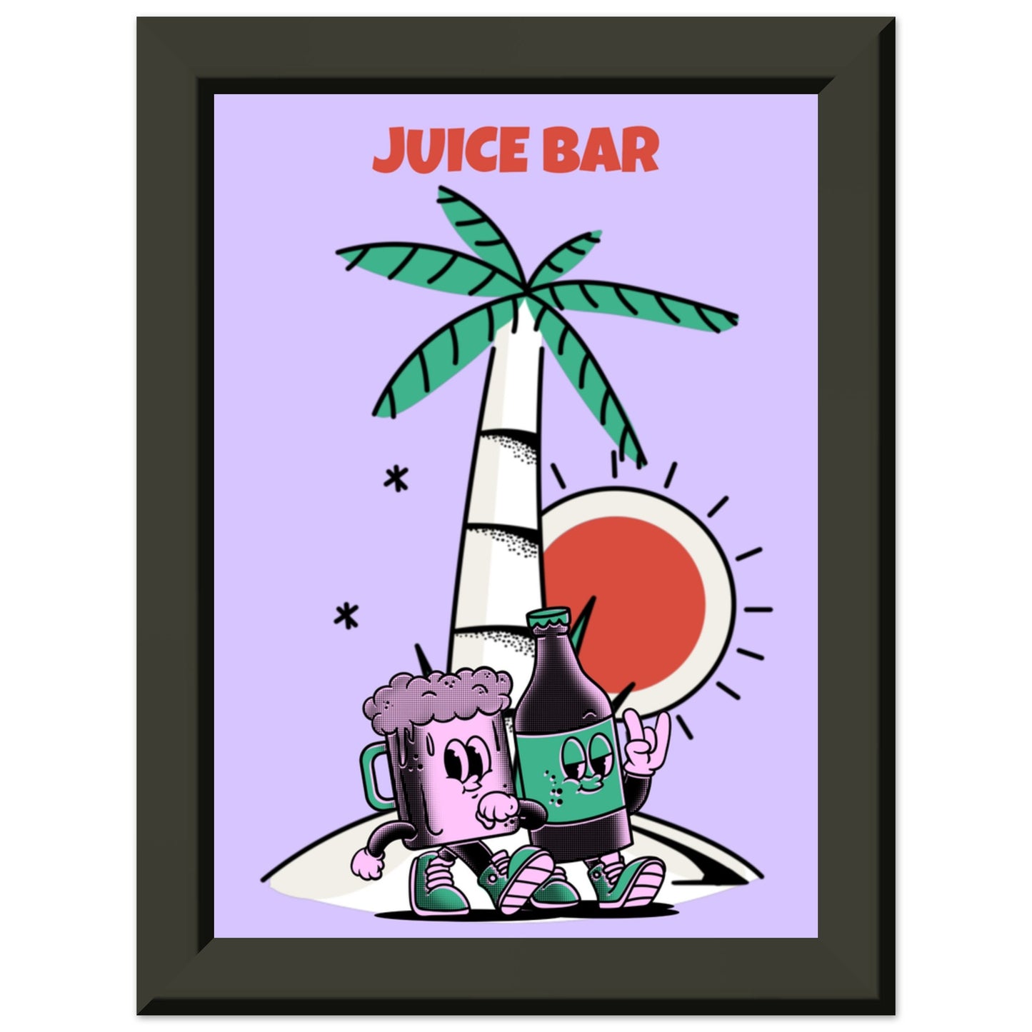 JUICE BAR Classic Matte Paper Metal Framed Poster