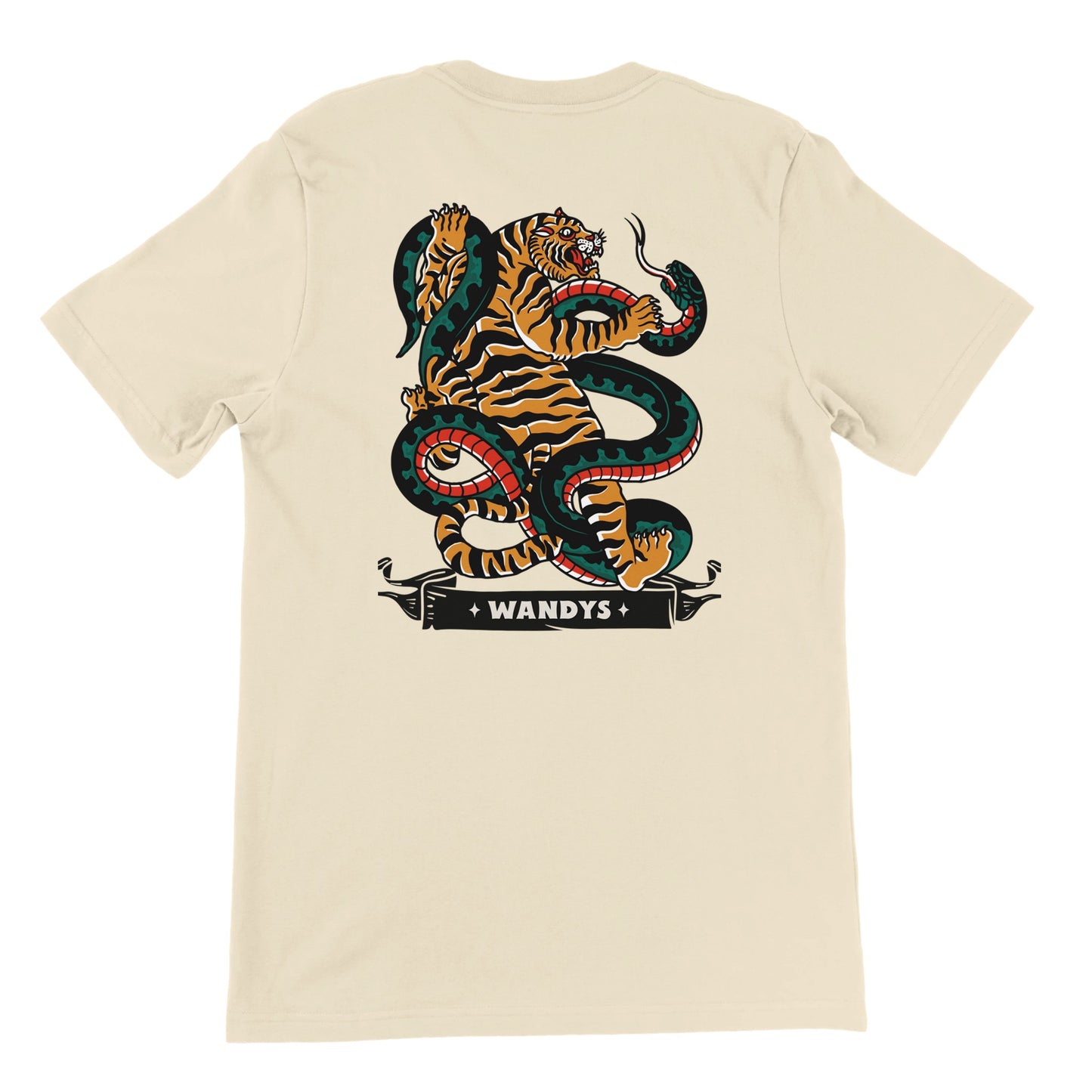 TIGER VS SNAKE Tattoo Tee