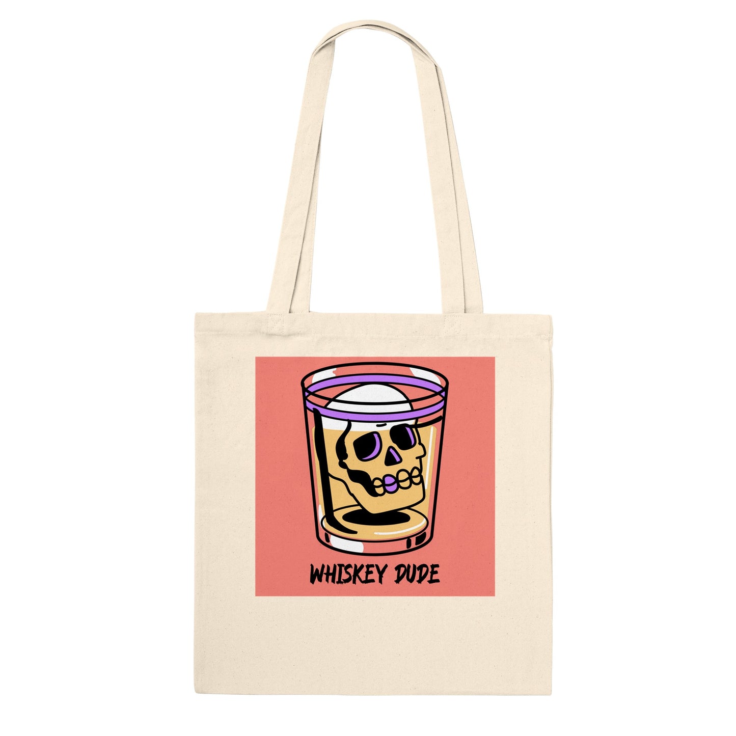 Premium Tattoo Tote Bag Whiskey Dude