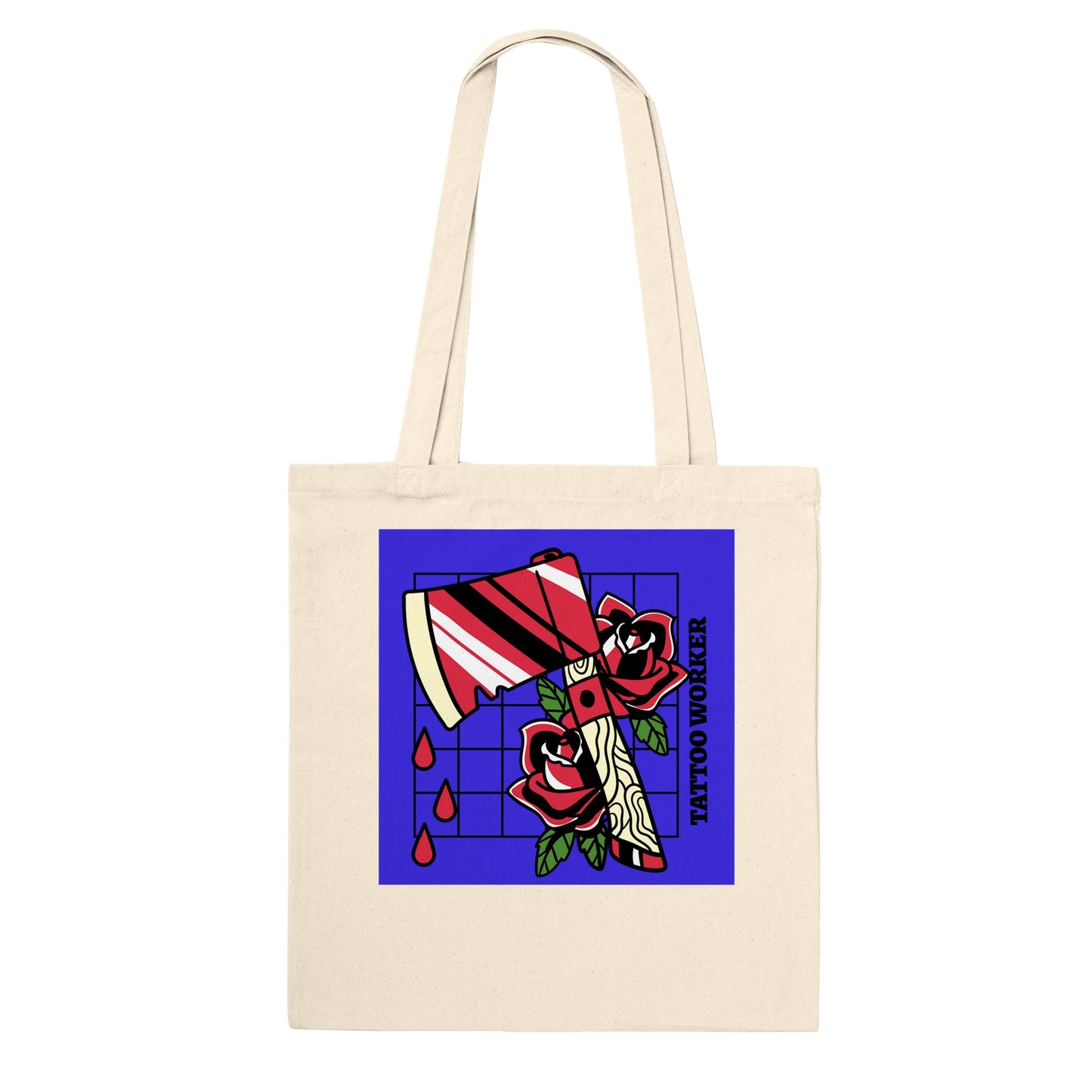 Premium Tattoo Tote Bag - Tattoo Worker