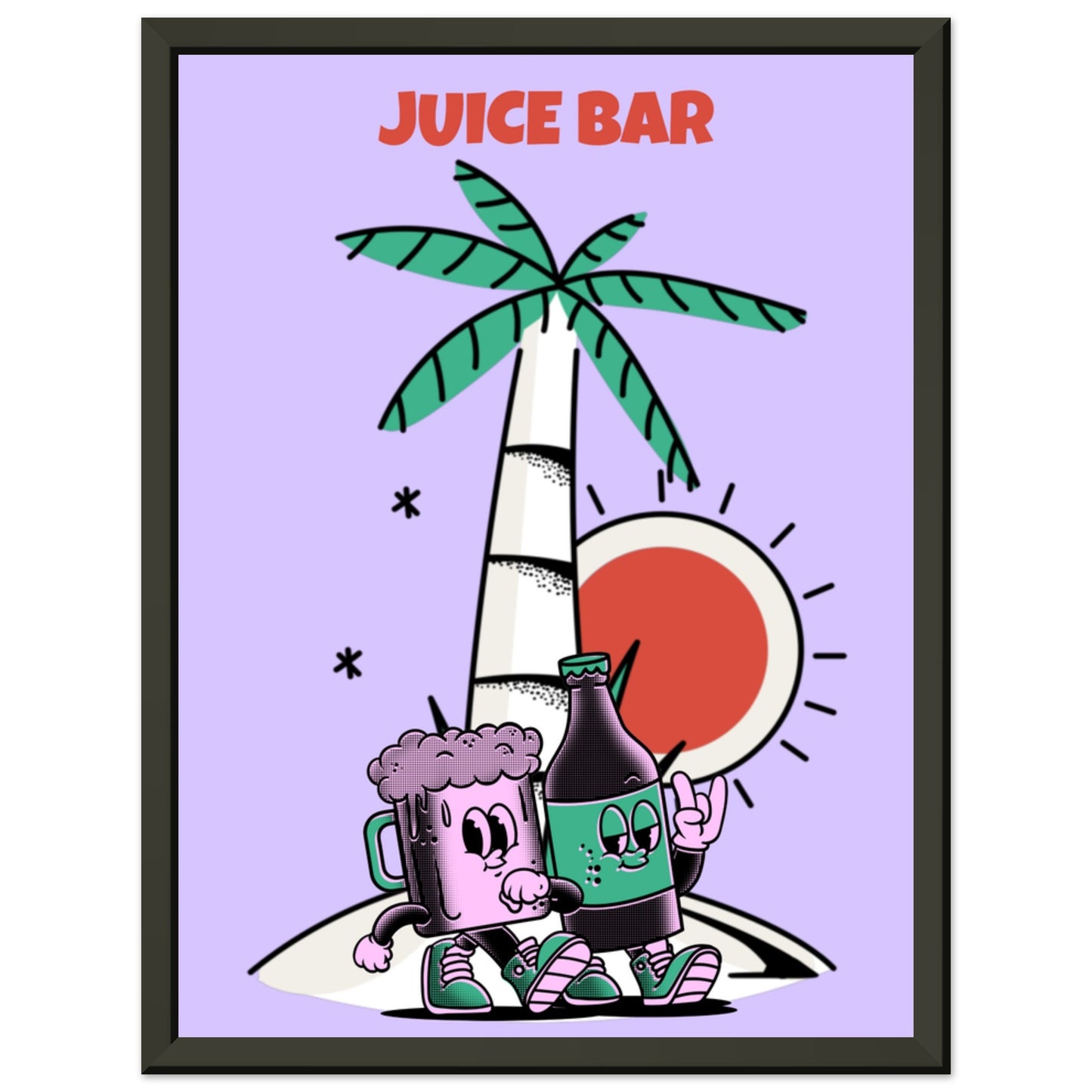 JUICE BAR Classic Matte Paper Metal Framed Poster