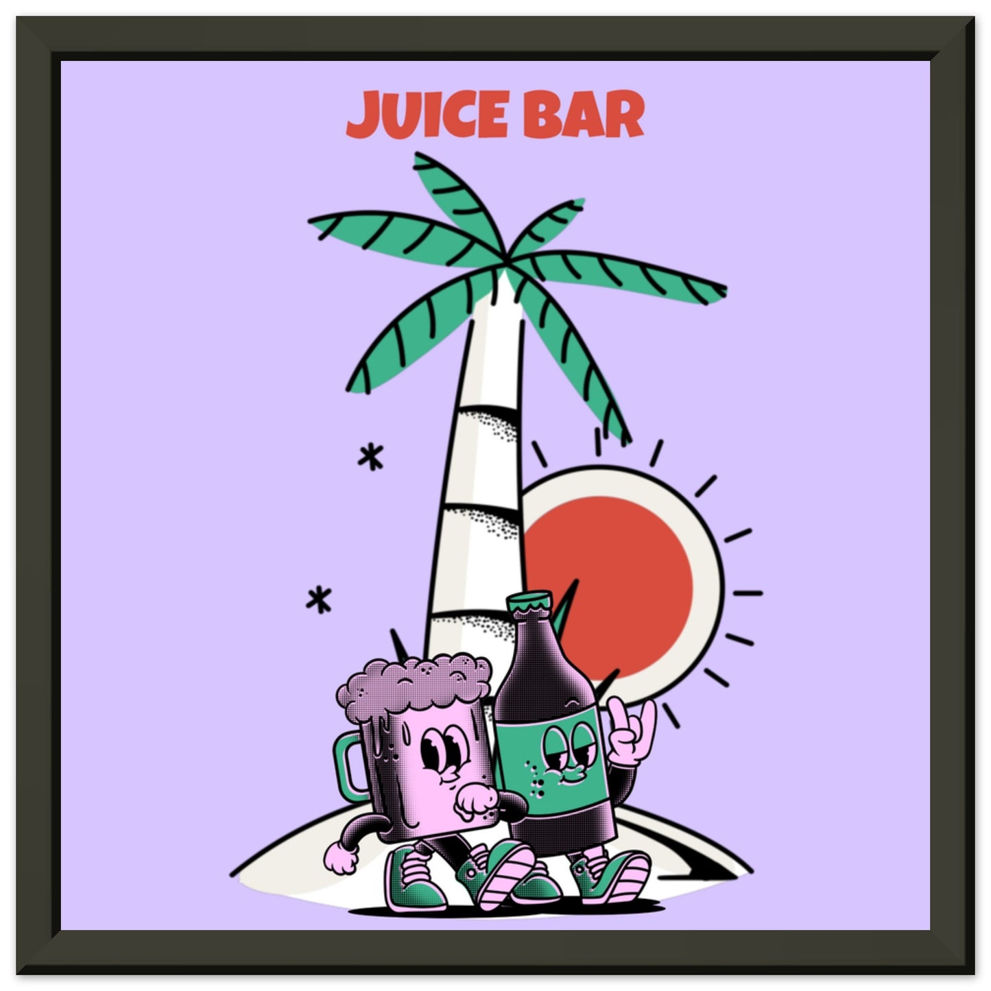 JUICE BAR Classic Matte Paper Metal Framed Poster