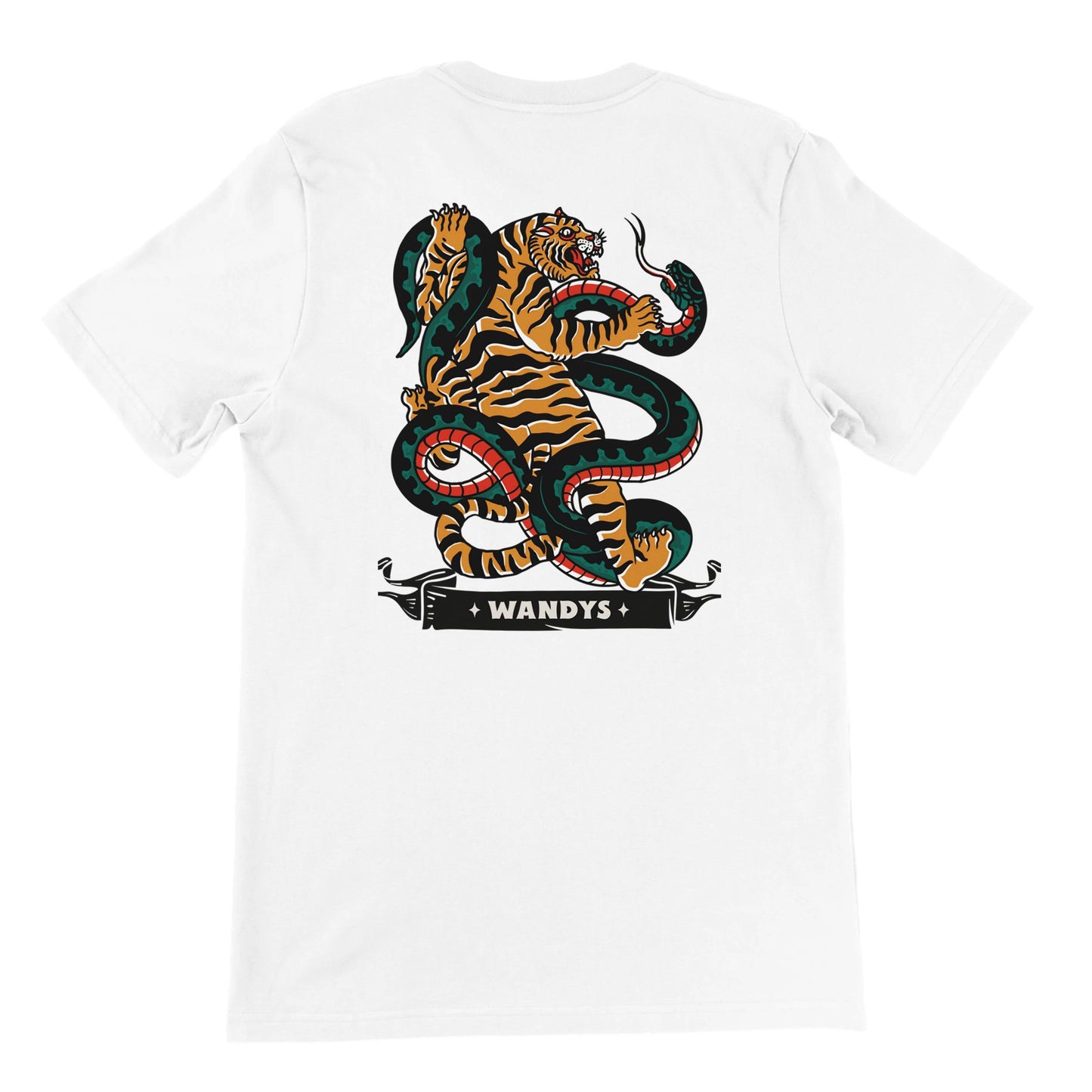 TIGER VS SNAKE Tattoo Tee