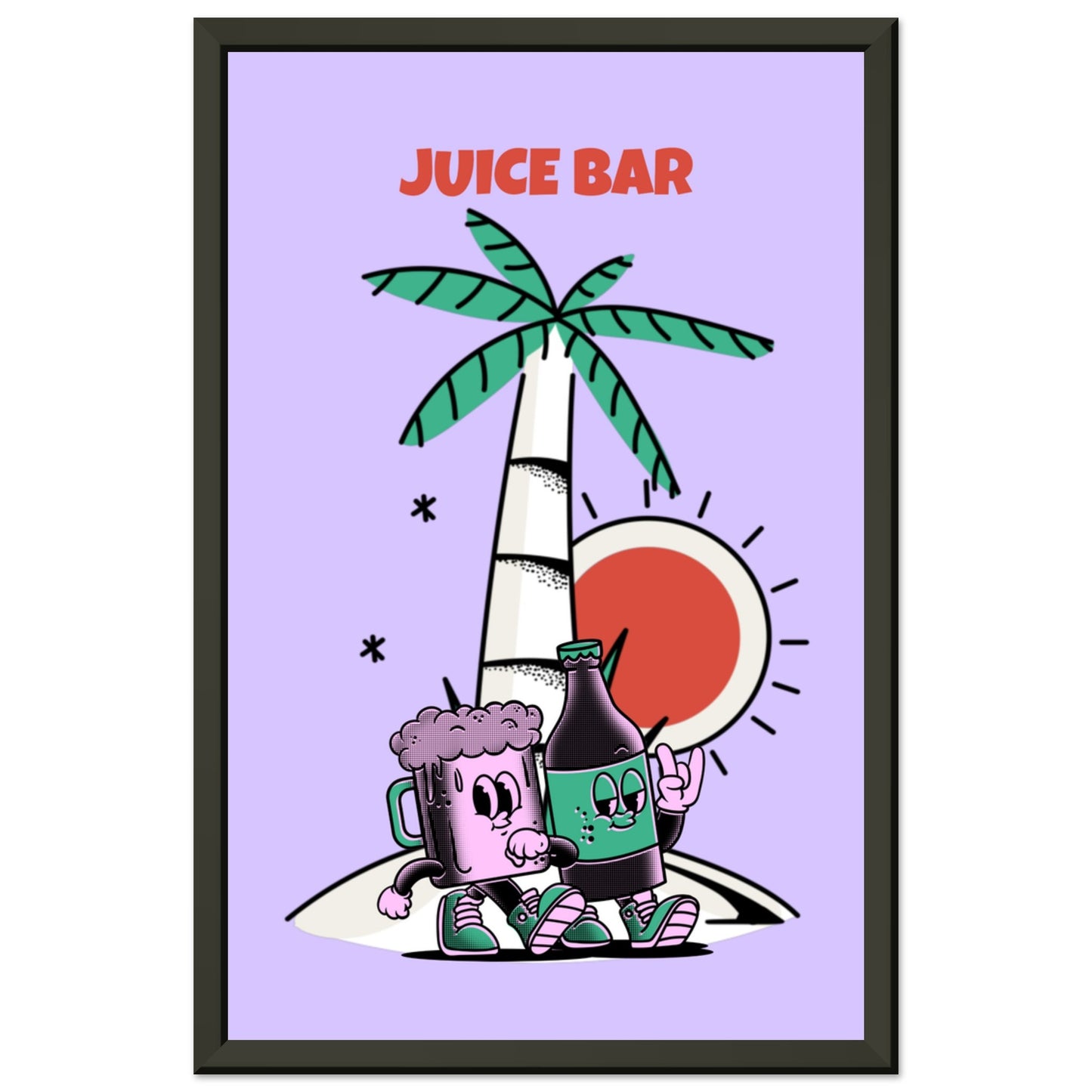 JUICE BAR Classic Matte Paper Metal Framed Poster