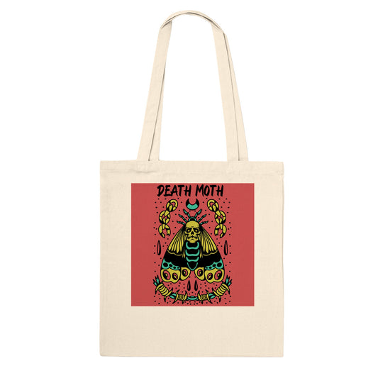 Premium Tattoo Tote Bag Death Moth