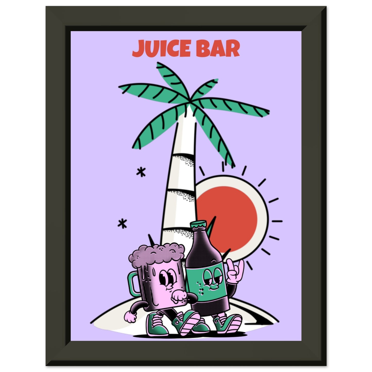 JUICE BAR Classic Matte Paper Metal Framed Poster